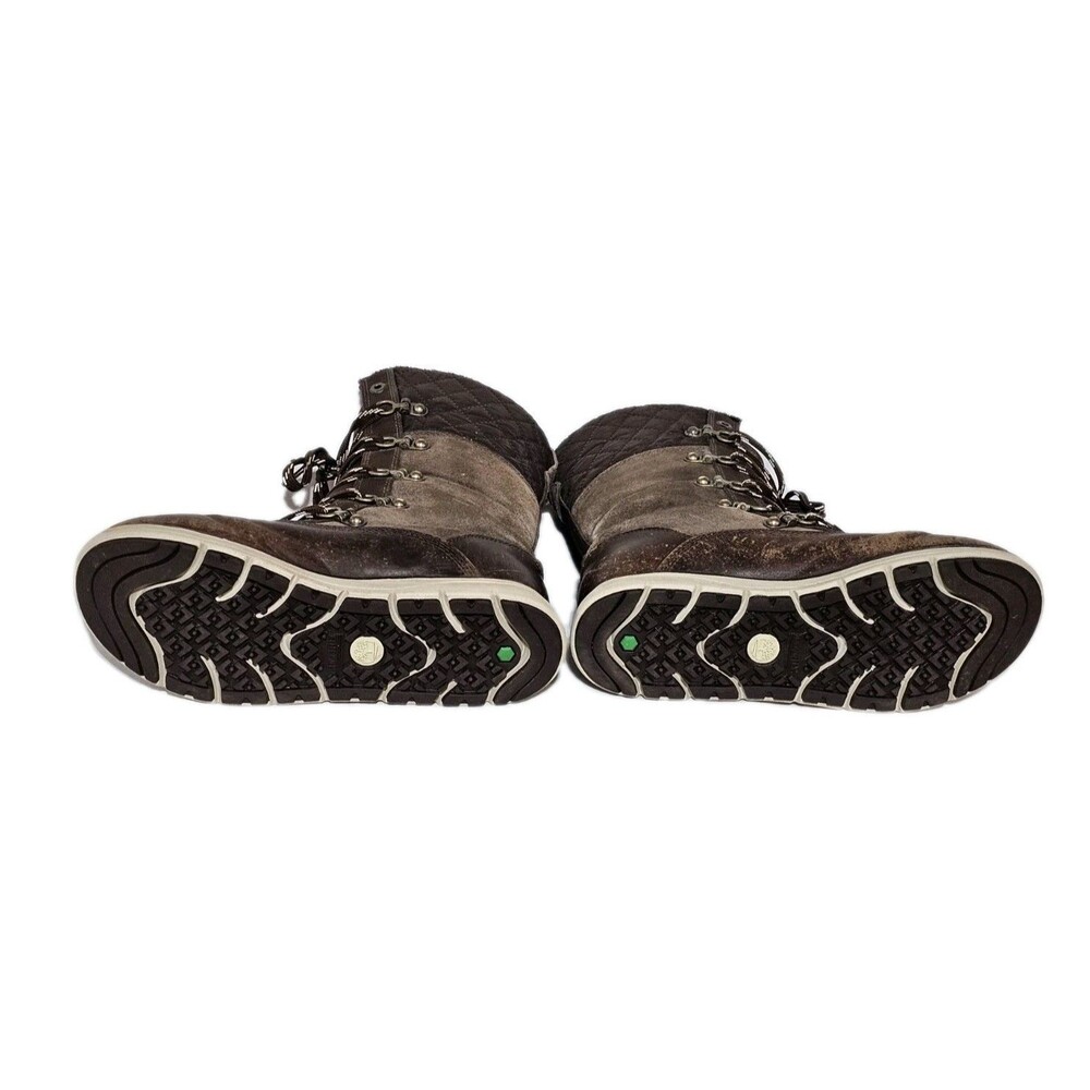 Timberland Boots Wood Haven Womens Size 8.5 Brown Leather Waterproof Lace Up - Picture 7 of 14